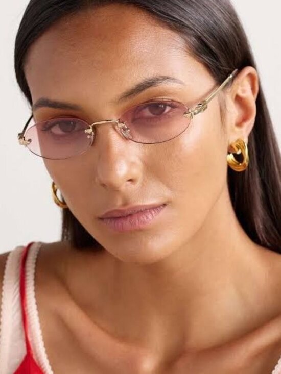 New Miu Miu MUA54S ZVN70O Pink Gold Women Sunglasses Miu Miu MU A54S main image 8